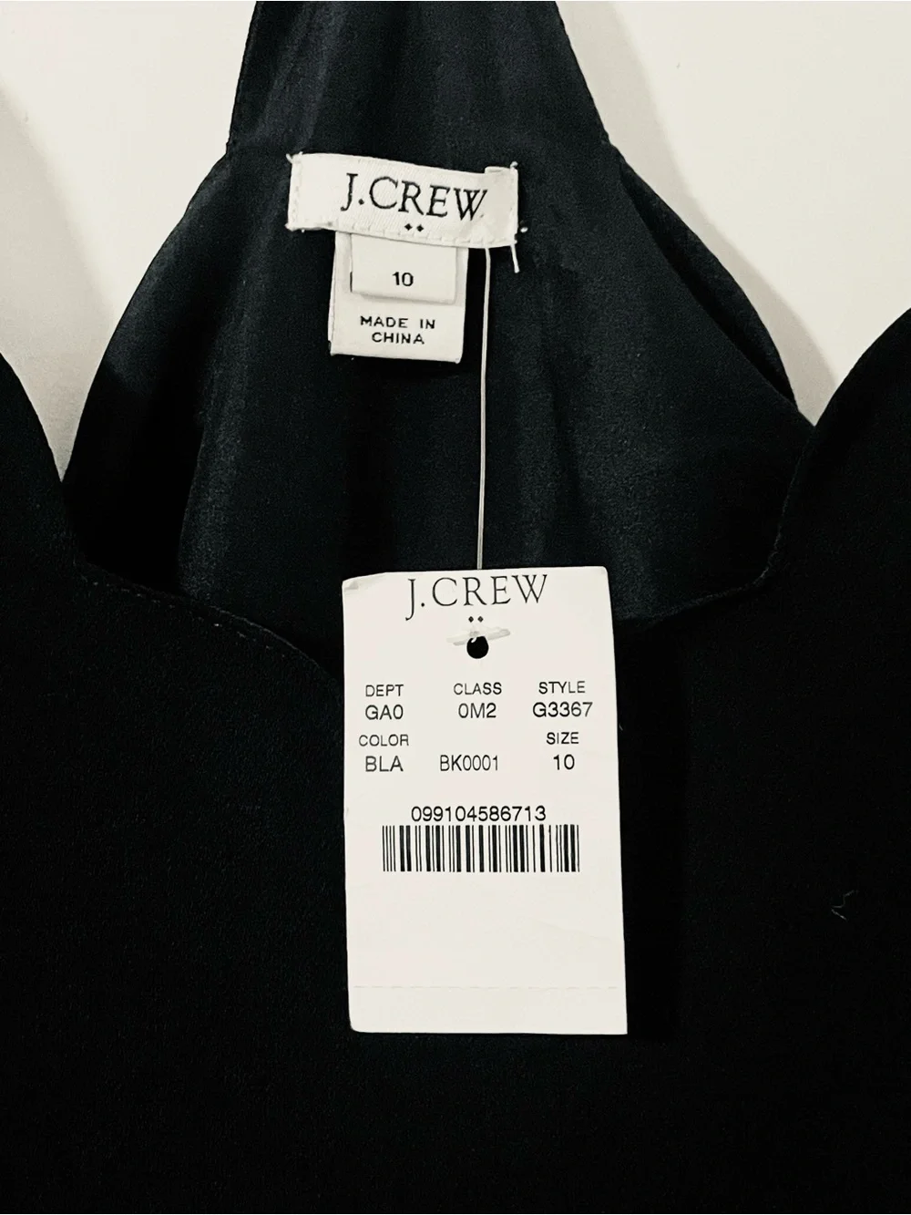 J. Crew sleek satin